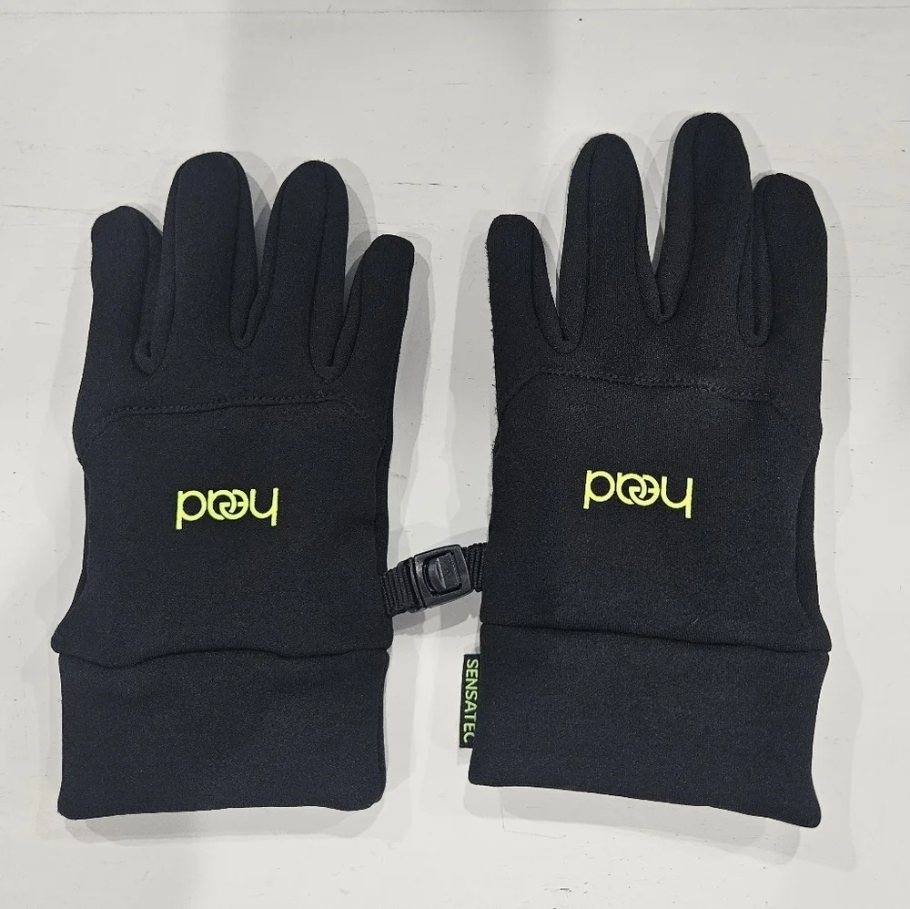 Head Neon and Black Youth Mittens. Insulated. Outdoor Accessories Touchscreen LG